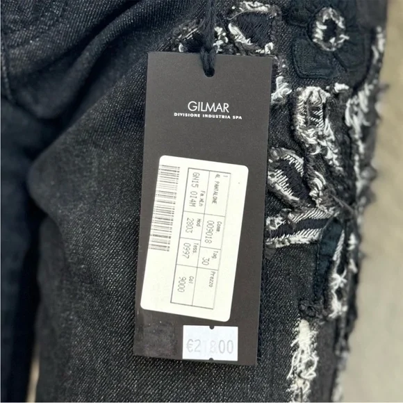 Iceberg 4L Pantalone Women's Jeans Black Size 30